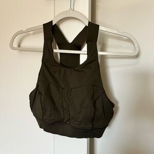 Lululemon Olive Green Sports Bra